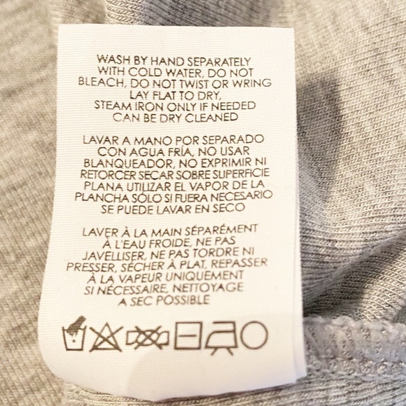 CAbi Serenity V Neck Oversized Gray Top #3052 - Small - Picture 7 of 12